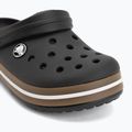 Șlapi pentru copii Crocs Crocband Gum black 8