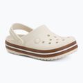 Șlapi pentru copii Crocs Crocband Gum summit white 2