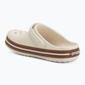 Șlapi pentru copii Crocs Crocband Gum summit white 4