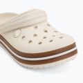 Șlapi pentru copii Crocs Crocband Gum summit white 8