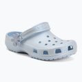 Șlapi pentru copii Crocs Classic Pearl Shine blue frost
