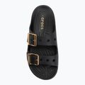 Șlapi pentru femei Crocs Saturday Metallic Buckle black 5