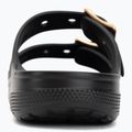 Șlapi pentru femei Crocs Saturday Metallic Buckle black 6