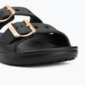 Șlapi pentru femei Crocs Saturday Metallic Buckle black 7