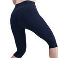 Colanți pentru femei Nike One High Waisted Capri midnight navy/white 5