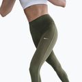 Colanți pentru femei Nike One High-Waisted medium olive/white 3