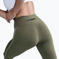Colanți pentru femei Nike One High-Waisted medium olive/white 4