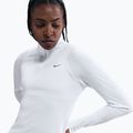 Bluză de alergare pentru femei Nike Tempo Dri-Fit 1/4 Zip white