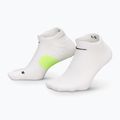 Șosete Nike Running Midweight No-Show white/volt/black