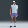 Tricou de tenis pentru bărbați Nike Court Dri-Fit Victory celestine blue / black 5