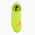 Ghete de fotbal pentru bărbați Nike Phantom 6 High Pro FG hyper crimson/limelight/black 5