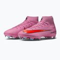 Încălțăminte de fotbal pentru bărbați Nike Mercurial Superfly 10 Academy MG magic flamingo/black/total crimson 3