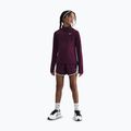 Bluză cu mânecă lungă de antrenament pentru copii Nike Dri-Fit 1/4 Zip bordeaux/white 2