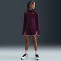 Bluză cu mânecă lungă de antrenament pentru copii Nike Dri-Fit 1/4 Zip bordeaux/white 7