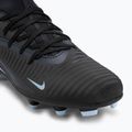 Încălțăminte de fotbal pentru bărbați Nike Phantom 6 High Club FG/MG black/black 7