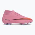 Încălțăminte de fotbal pentru bărbați Nike Mercurial Superfly 10 Club FG/MG magic flamingo/black/total crimson 2