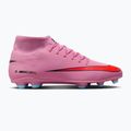 Încălțăminte de fotbal pentru bărbați Nike Mercurial Superfly 10 Club FG/MG magic flamingo/black/total crimson 8