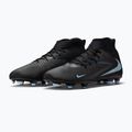 Încălțăminte de fotbal pentru bărbați Nike Phantom 6 High Club FG/MG black/black 10