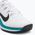 Încălțăminte de tenis pentru bărbați Nike Vapor 12 white / black / radiant emerald 7