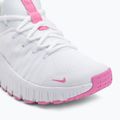 Încălțăminte de antrenament pentru femei Nike Free Metcon 6 white/playful pink 7