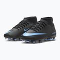 Încălțăminte de fotbal pentru copii Nike Mercurial Superfly 10 Club FG/MG black/ice blue 10