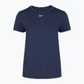 Tricou de antrenament pentru femei Nike One Classic Dri-Fit midnight navy/white 4