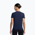 Tricou de antrenament pentru femei Nike One Classic Dri-Fit midnight navy/white 2