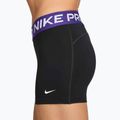 Pantaloni scurți pentru femei Nike Pro 365 3" black/court purple/white 4