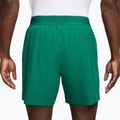 Pantaloni scurți de tenis pentru bărbați Nike Court Dri-Fit Advantage 6" malachite/white 2
