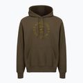 Bluză de tenis pentru bărbați Nike Court Dri-Fit Heritage French Terry Hoodie dark hazel/saffron quartz 4