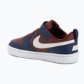 Încălțăminte pentru copii Nike Court Borough Low Recraft  dark team red/soft pearl/midnight navy 3
