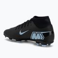 Încălțăminte de fotbal pentru bărbați Nike Mercurial Superfly 10 Club FG/MG black/ice blue 3