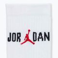 Șosete  Jordan Everyday Crew 1 pair white/black/university red 4