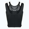 Top de antrenament pentru femei Nike One Fitted Dri-Fit Cropped Tank black/dark smoke grey 7