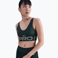 Sutien de antrenament Nike Pro Indy Plunge seaweed/clay green/white