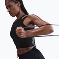 Top de antrenament pentru femei Nike One Fitted Dri-Fit Cropped Tank black/dark smoke grey 4