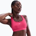 Sutien de antrenament Nike Swoosh Light Support rush pink/white