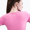 Top de antrenament pentru femei Nike Pro Dri-Fit Graphic Cropped playful pink/pink foam/white 5