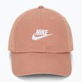 Șapcă  Nike Club Unstructured Futura Wash rose gold/white 2