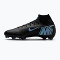 Încălțăminte de fotbal pentru bărbați Nike Mercurial Superfly 10 Pro FG black/ice blue 2