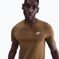 Tricou pentru bărbați Nike Sportswear Club mosswood brown 4