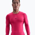 Longsleeve de antrenament pentru bărbați Nike Pro Dri-Fit Tight Fitness rush pink/black 4