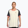 Tricou de tenis pentru bărbați Nike Court Heritage sail/dark obsidian