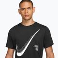 Tricou de antrenament pentru bărbați Nike HBR Dri-FIT black/white 3