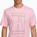 Tricou pentru bărbați Nike Court Heritage pink foam 3