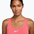 Sutien de antrenament Nike Swoosh Medium Support sea coral/white 3