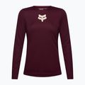 Longsleeve de ciclism pentru femei Fox Racing Ranger Fox Head LS dark maroon 5