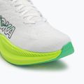 Încălțăminte de alergare pentru bărbați  HOKA Mach 6 white/neon lime 7