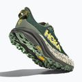 Pantofi de alergare bărbați HOKA Speedgoat 6 Wide verde mușchi/gri asfalt 5
