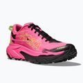 Pantofi de alergare pentru bărbați HOKA Mafate 5 neon roz/negru